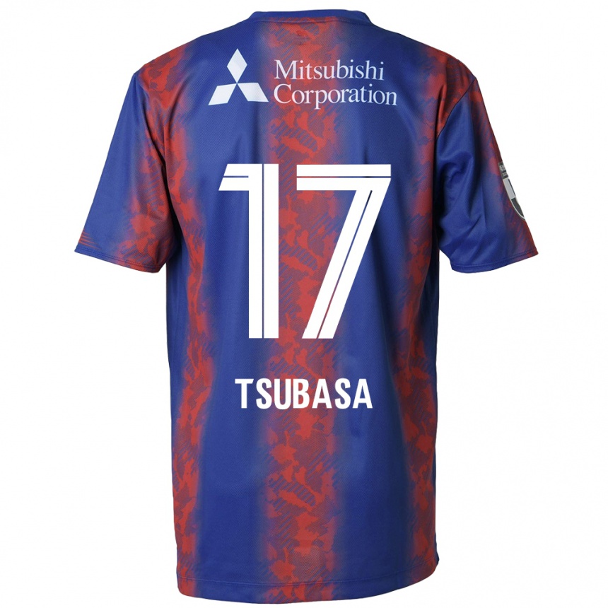 キッズフットボールTsubasa Terayama#17青 赤ホームシャツ2024/25ジャージーユニフォーム