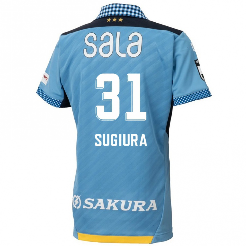 キッズフットボールRinnosuke Sugiura#31青黒ホームシャツ2024/25ジャージーユニフォーム