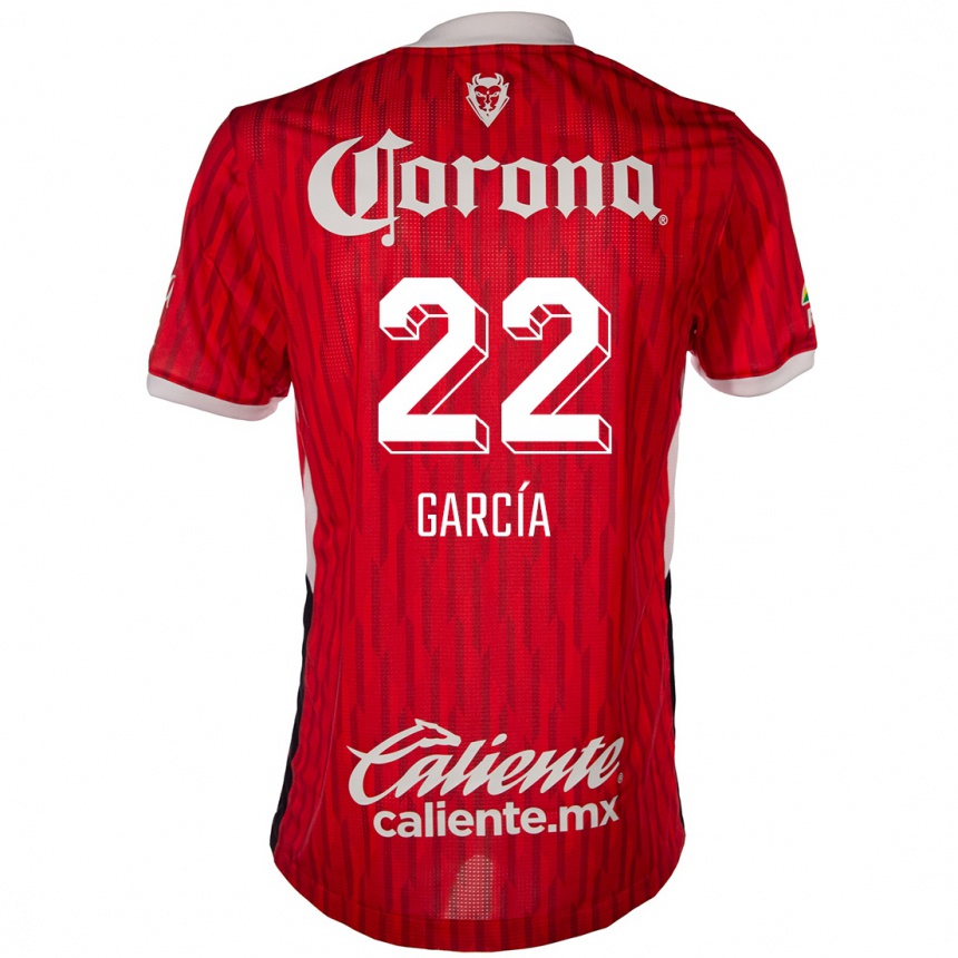 キッズフットボールLuis García#22赤白ホームシャツ2024/25ジャージーユニフォーム