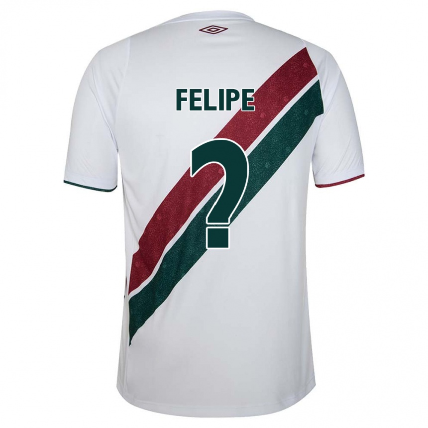 キッズフットボールRiquelme Felipe#0ホワイト グリーン マルーンアウェイシャツ2024/25ジャージーユニフォーム