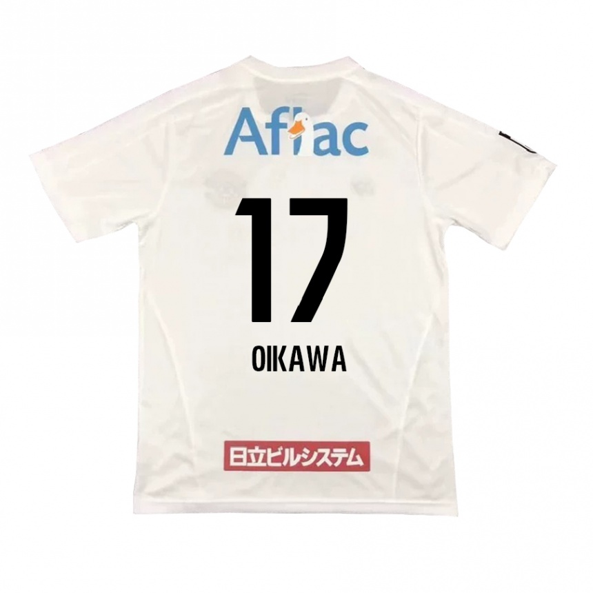 キッズフットボールKoki Oikawa#17白黒アウェイシャツ2024/25ジャージーユニフォーム