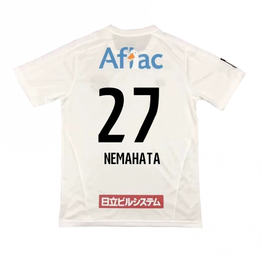 キッズフットボールHayato Nemahata#27白黒アウェイシャツ2024/25ジャージーユニフォーム