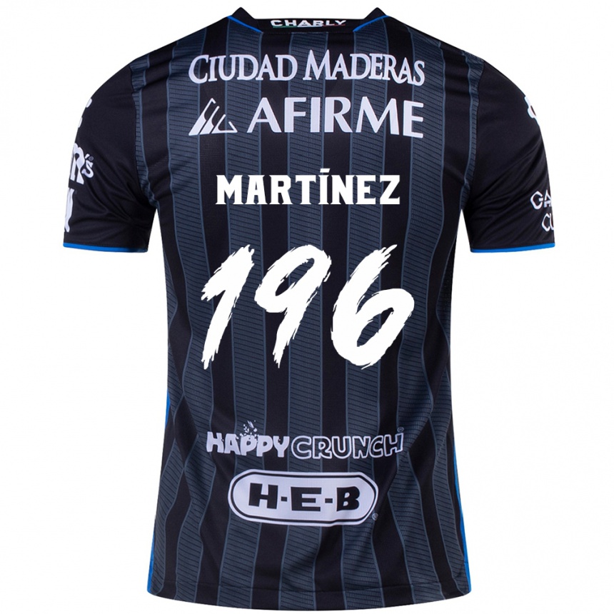 キッズフットボールDiego Martínez#196白黒アウェイシャツ2024/25ジャージーユニフォーム