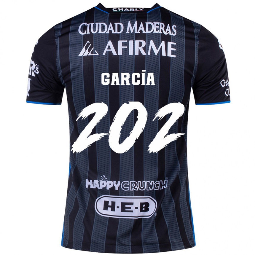 キッズフットボールDiego García#202白黒アウェイシャツ2024/25ジャージーユニフォーム