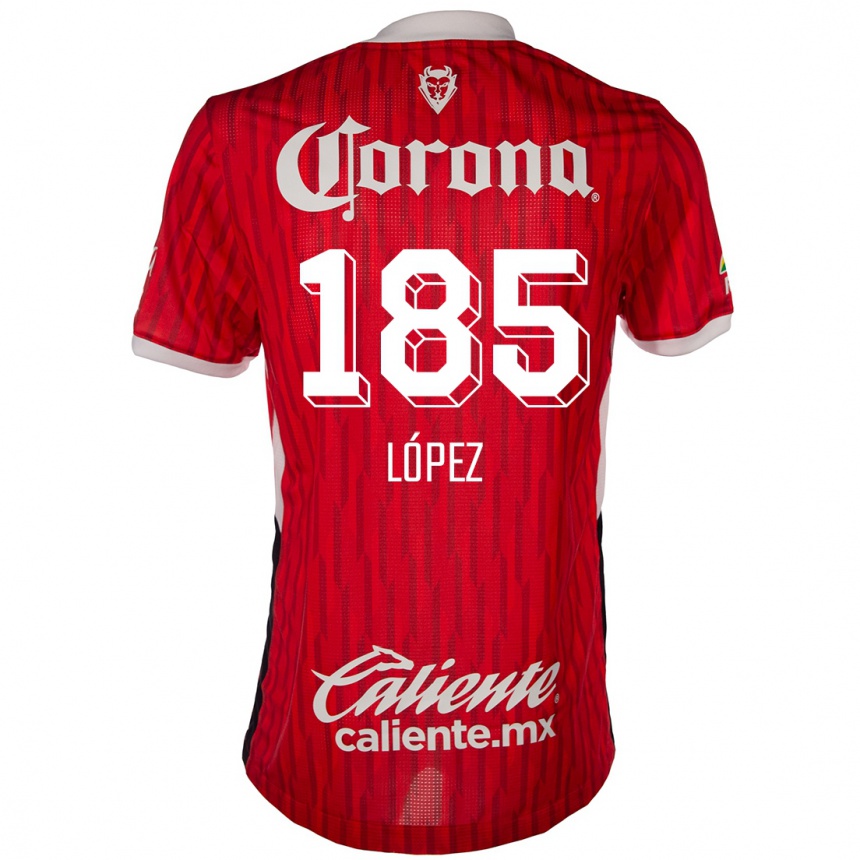 メンズフットボールDavid López#185赤白ホームシャツ2024/25ジャージーユニフォーム