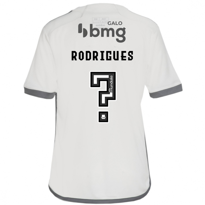 メンズフットボールVinicius Rodrigues#0オフホワイトアウェイシャツ2024/25ジャージーユニフォーム