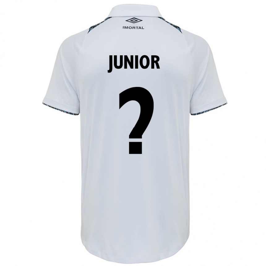 メンズフットボールArtur Junior#0白青アウェイシャツ2024/25ジャージーユニフォーム