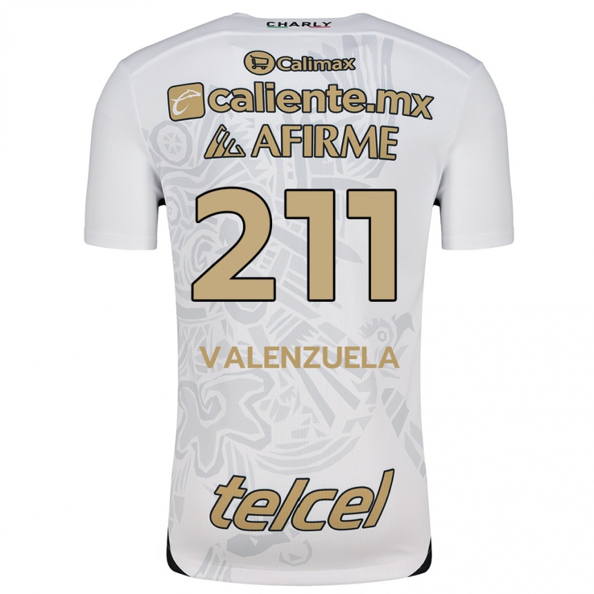 メンズフットボールAldieri Valenzuela#211白黒アウェイシャツ2024/25ジャージーユニフォーム