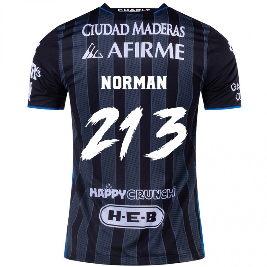 レディースフットボールHumberto Norman#213白黒アウェイシャツ2024/25ジャージーユニフォーム