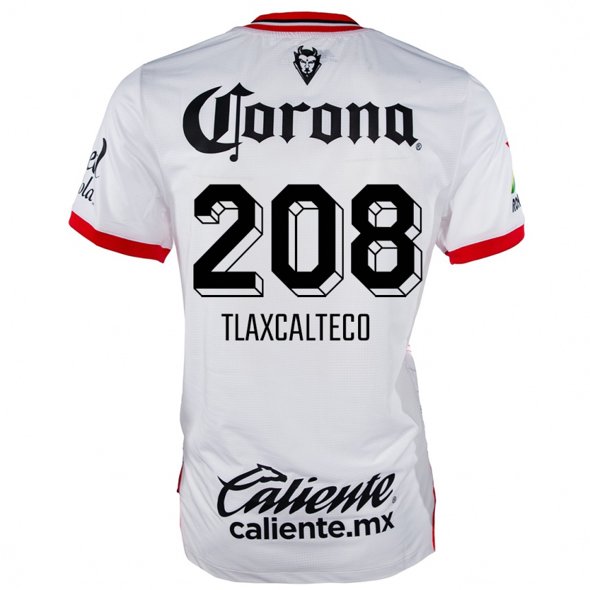 レディースフットボールSait Tlaxcalteco#208赤、白アウェイシャツ2024/25ジャージーユニフォーム