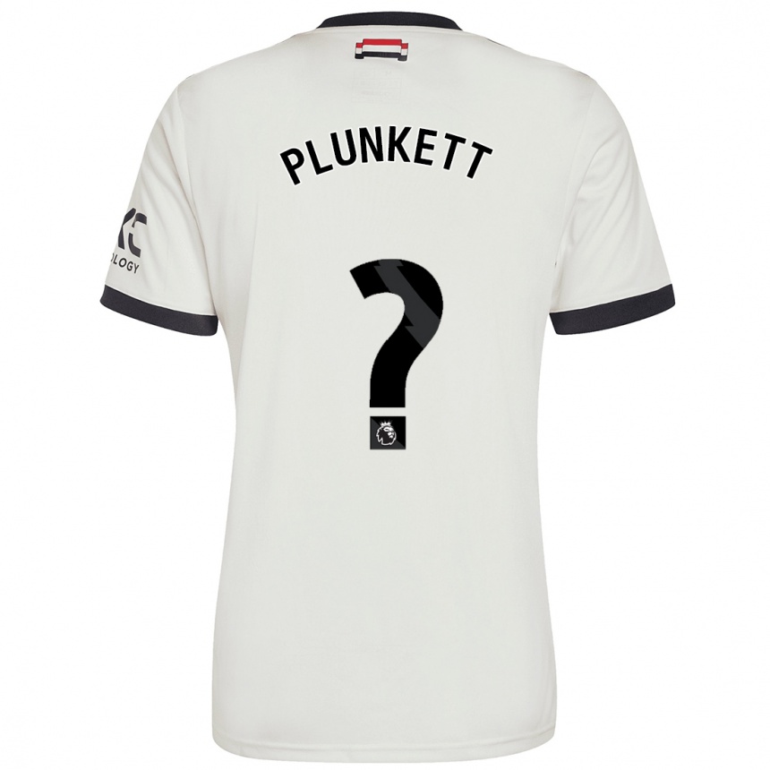 キッズフットボールDante Plunkett#0オフホワイトサードユニフォームシャツ2024/25ジャージーユニフォーム