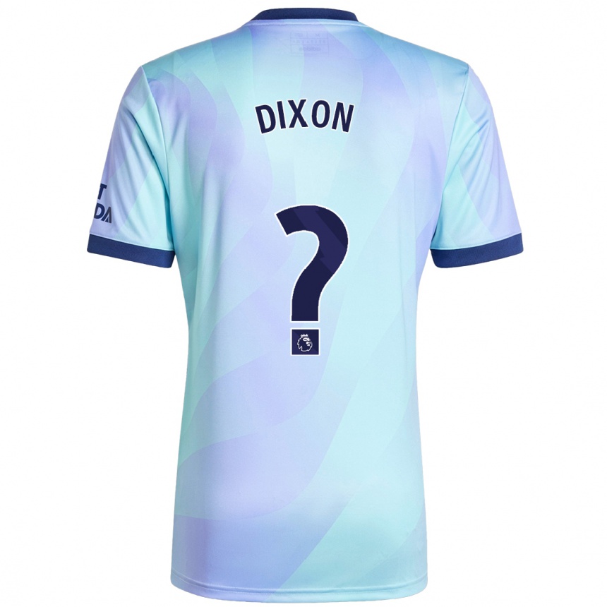 キッズフットボールDanny Dixon#0アクアサードユニフォームシャツ2024/25ジャージーユニフォーム