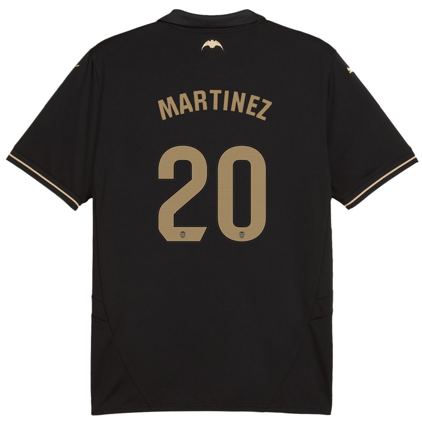 メンズフットボールAsun Martínez#20黒アウェイシャツ2024/25ジャージーユニフォーム