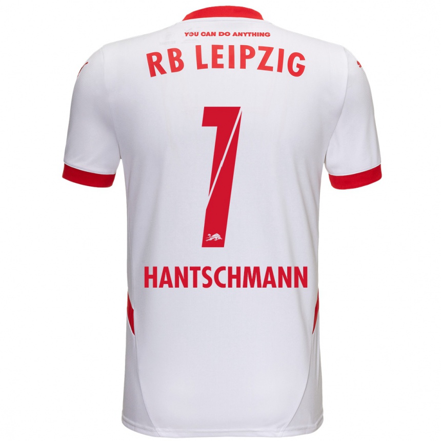 レディースフットボールFranz Hantschmann#1白 赤ホームシャツ2024/25ジャージーユニフォーム