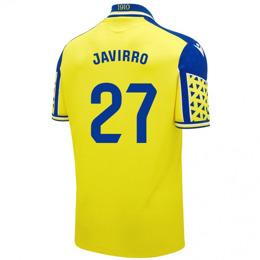 キッズフットボールJavirro#27黄 青ホームシャツ2024/25ジャージーユニフォーム