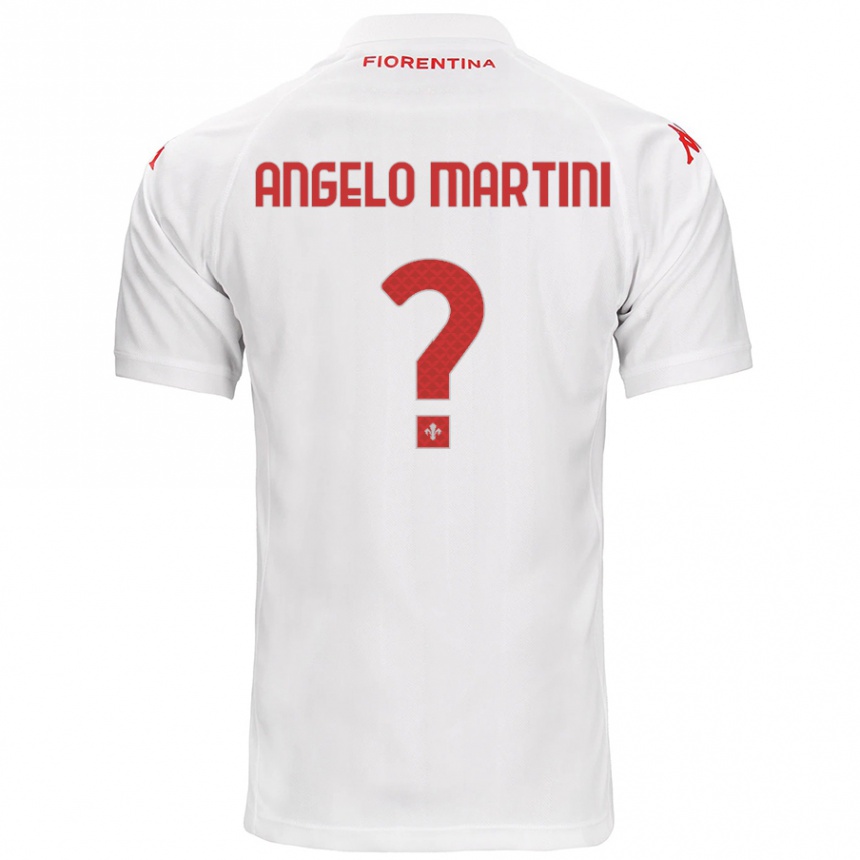 キッズフットボールAngelo Martini#0白アウェイシャツ2024/25ジャージーユニフォーム