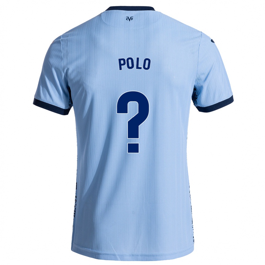 キッズフットボールPablo Polo#0スカイブルーアウェイシャツ2024/25ジャージーユニフォーム