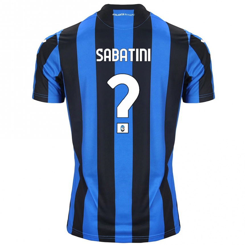 レディースフットボールCarlo Sabatini#0青黒ホームシャツ2024/25ジャージーユニフォーム