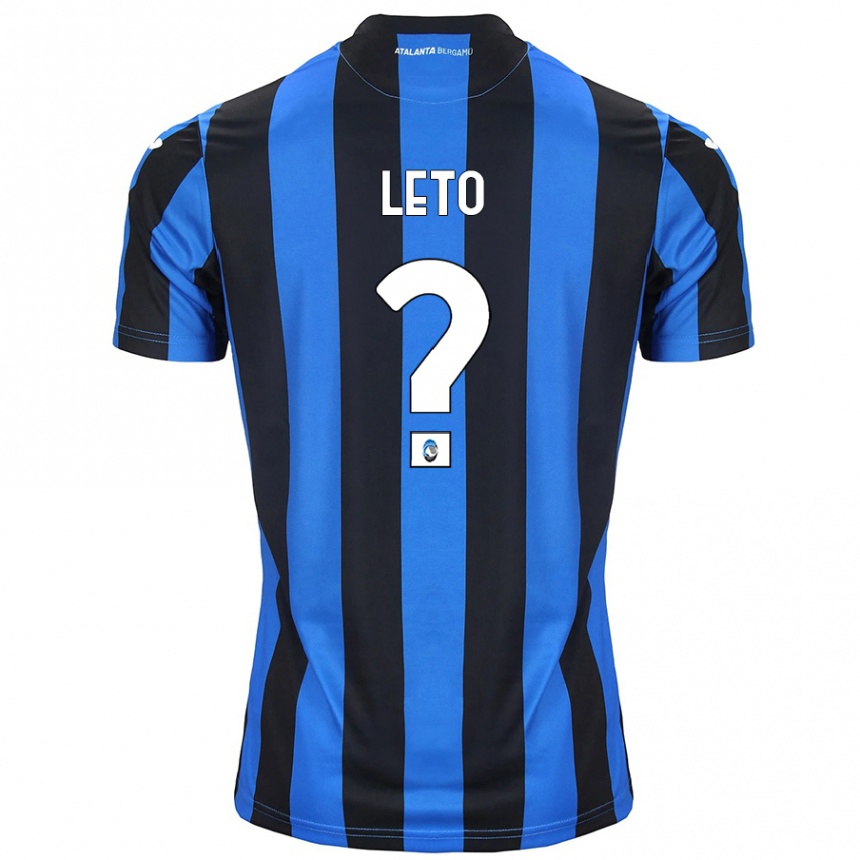 レディースフットボールManuel Leto#0青黒ホームシャツ2024/25ジャージーユニフォーム