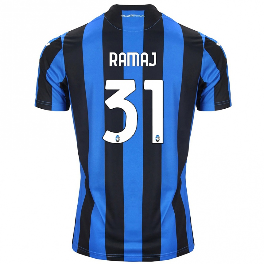 レディースフットボールGabriel Ramaj#31青黒ホームシャツ2024/25ジャージーユニフォーム