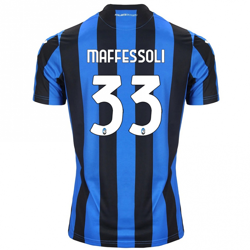 レディースフットボールManuel Maffessoli#33青黒ホームシャツ2024/25ジャージーユニフォーム