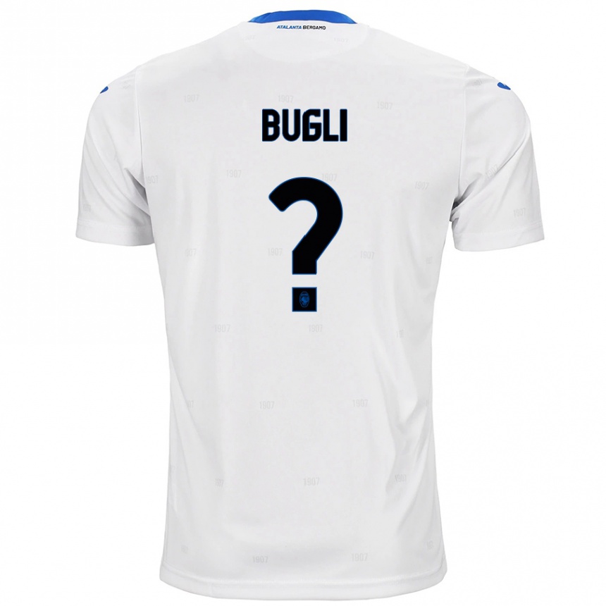 レディースフットボールGabriel Bugli#0白アウェイシャツ2024/25ジャージーユニフォーム