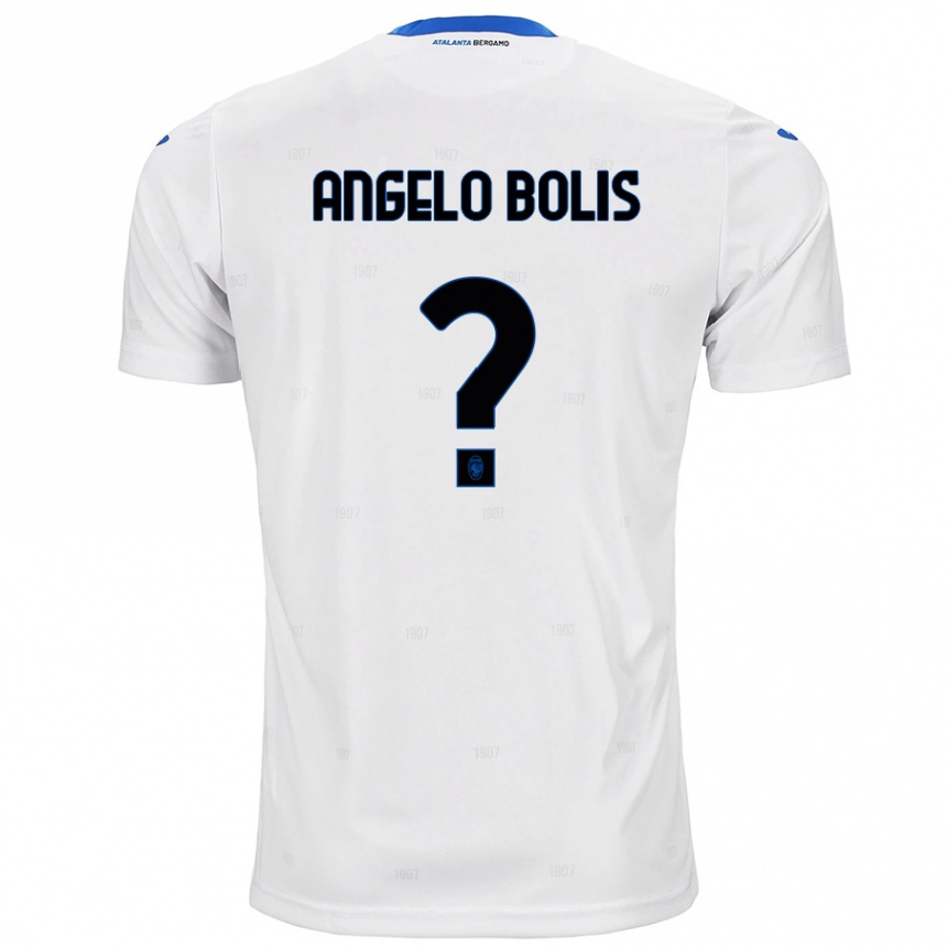 レディースフットボールTommaso Angelo Bolis#0白アウェイシャツ2024/25ジャージーユニフォーム