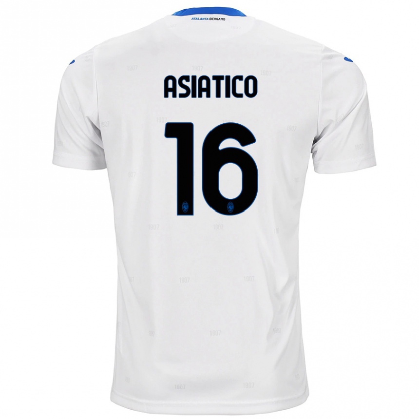 レディースフットボールPietro Asiatico#16白アウェイシャツ2024/25ジャージーユニフォーム