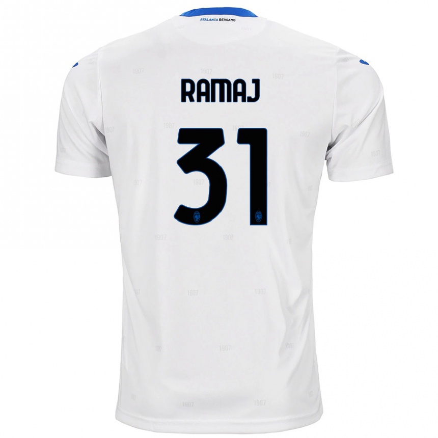 レディースフットボールGabriel Ramaj#31白アウェイシャツ2024/25ジャージーユニフォーム