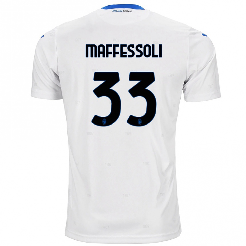 レディースフットボールManuel Maffessoli#33白アウェイシャツ2024/25ジャージーユニフォーム