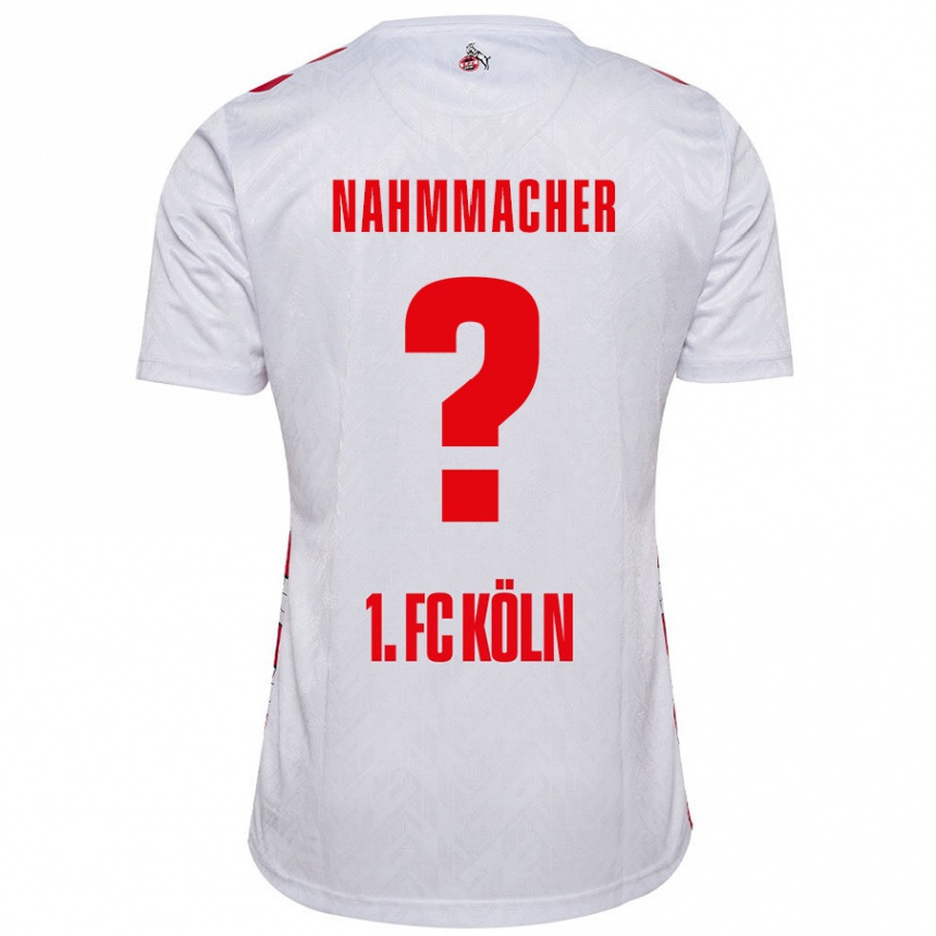 レディースフットボールEmil Nahmmacher#0白 赤ホームシャツ2024/25ジャージーユニフォーム