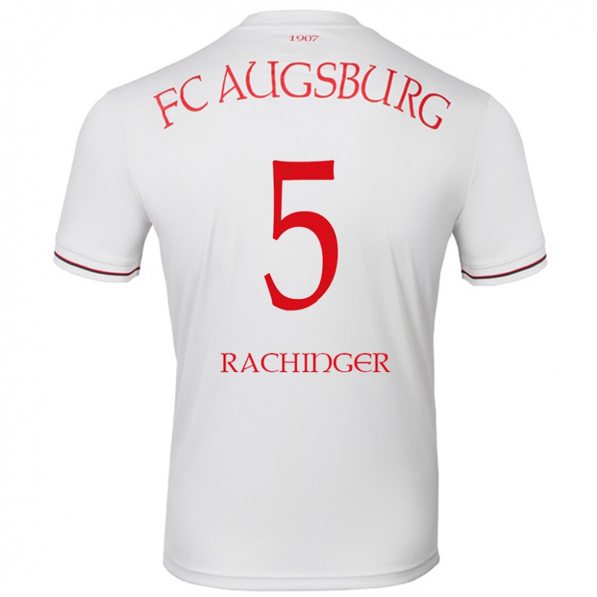 レディースフットボールLorenz Rachinger#5白ホームシャツ2024/25ジャージーユニフォーム