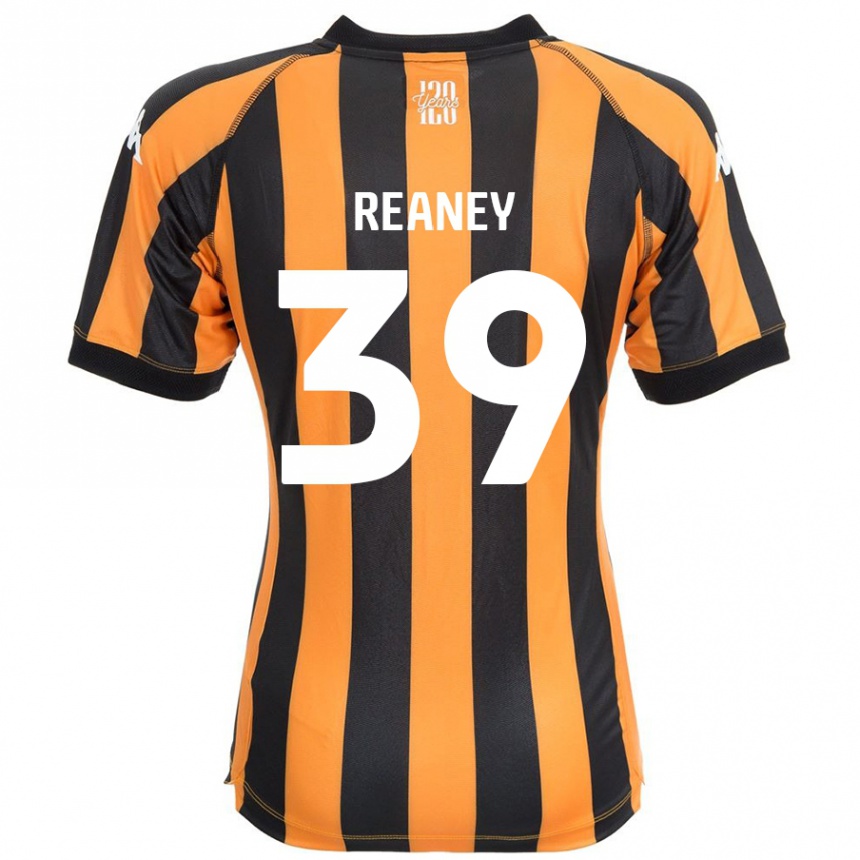 キッズフットボールMollie Reaney#39ブラックアンバーホームシャツ2024/25ジャージーユニフォーム