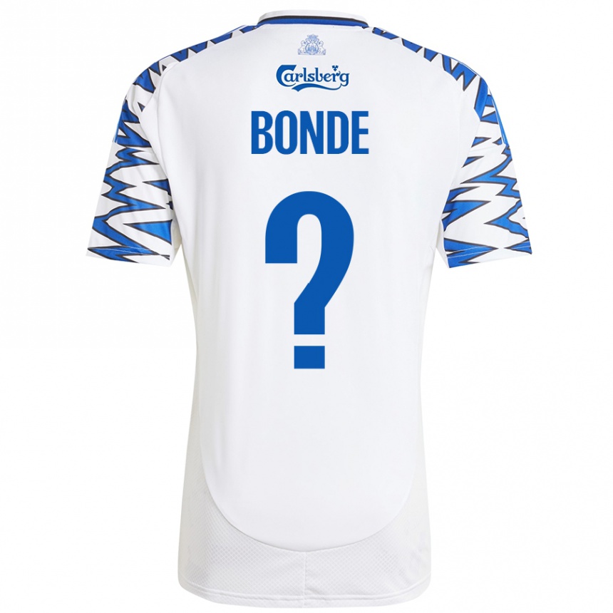 キッズフットボールRode Bonde#0白 空 青ホームシャツ2024/25ジャージーユニフォーム