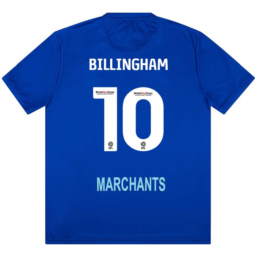 キッズフットボールLily Billingham#10緑アウェイシャツ2024/25ジャージーユニフォーム