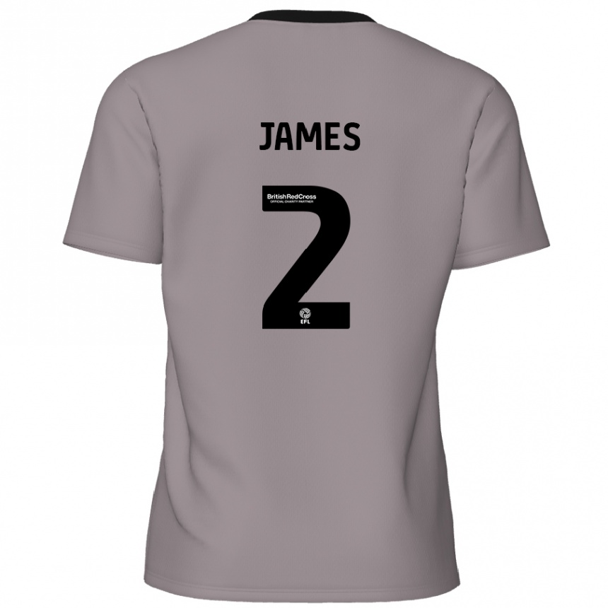 キッズフットボールTom James#2グレーアウェイシャツ2024/25ジャージーユニフォーム