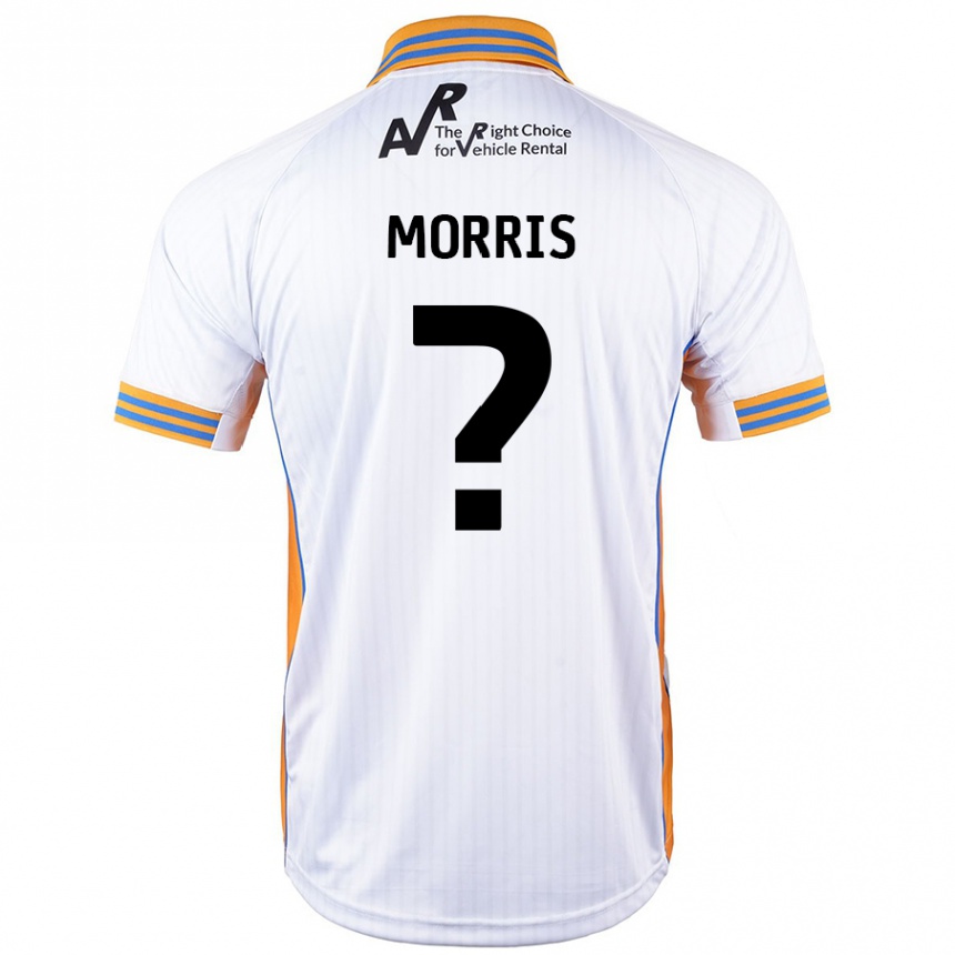 キッズフットボールCammron Morris#0白アウェイシャツ2024/25ジャージーユニフォーム