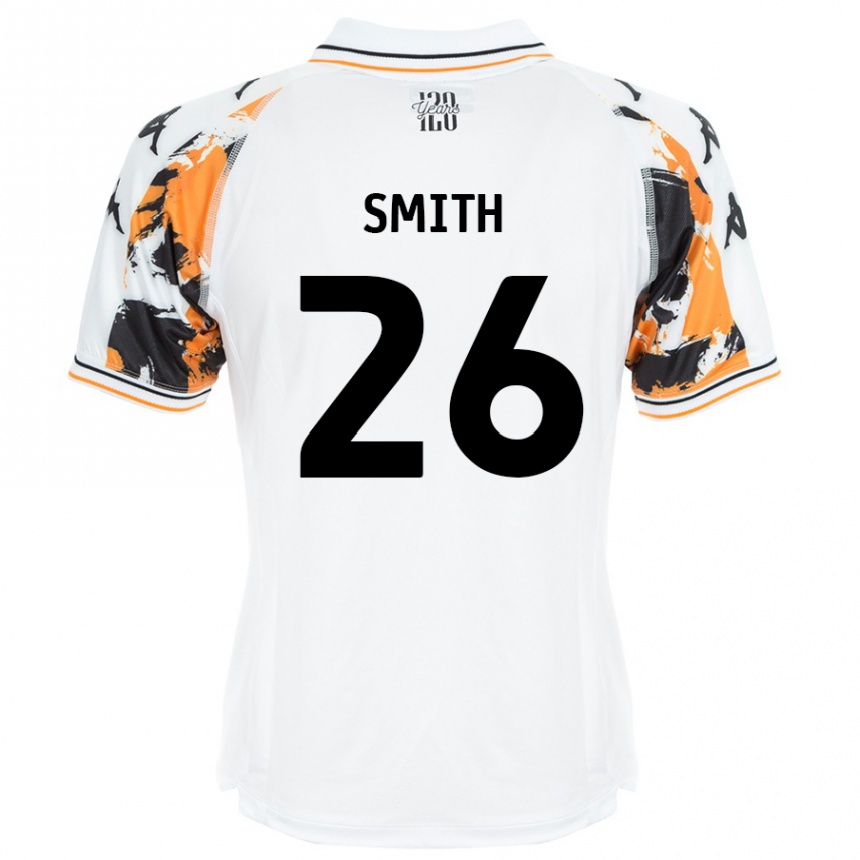 キッズフットボールAndy Smith#26白アウェイシャツ2024/25ジャージーユニフォーム