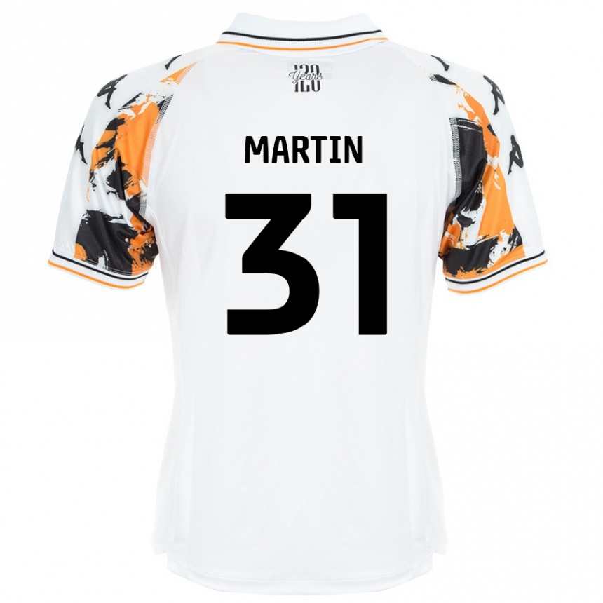 キッズフットボールFaith Martin#31白アウェイシャツ2024/25ジャージーユニフォーム