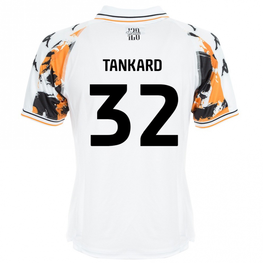 キッズフットボールLily Tankard#32白アウェイシャツ2024/25ジャージーユニフォーム