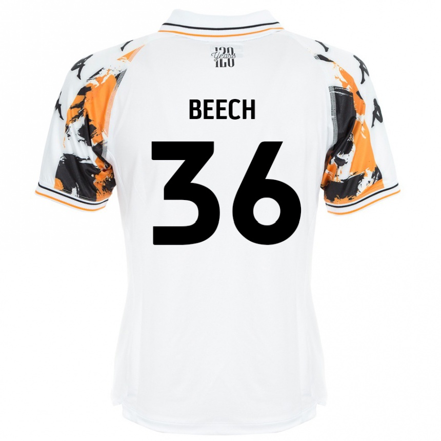 キッズフットボールAmy Beech#36白アウェイシャツ2024/25ジャージーユニフォーム