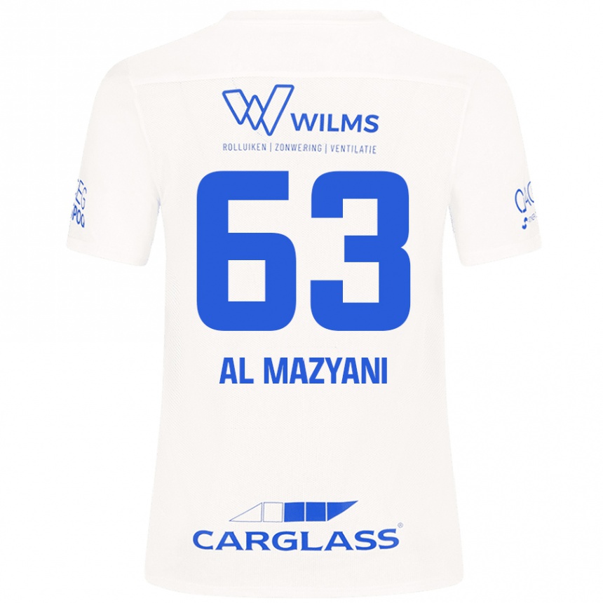 キッズフットボールFaissal Al Mazyani#63白アウェイシャツ2024/25ジャージーユニフォーム