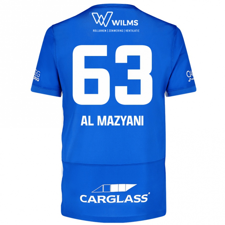 メンズフットボールFaissal Al Mazyani#63青ホームシャツ2024/25ジャージーユニフォーム