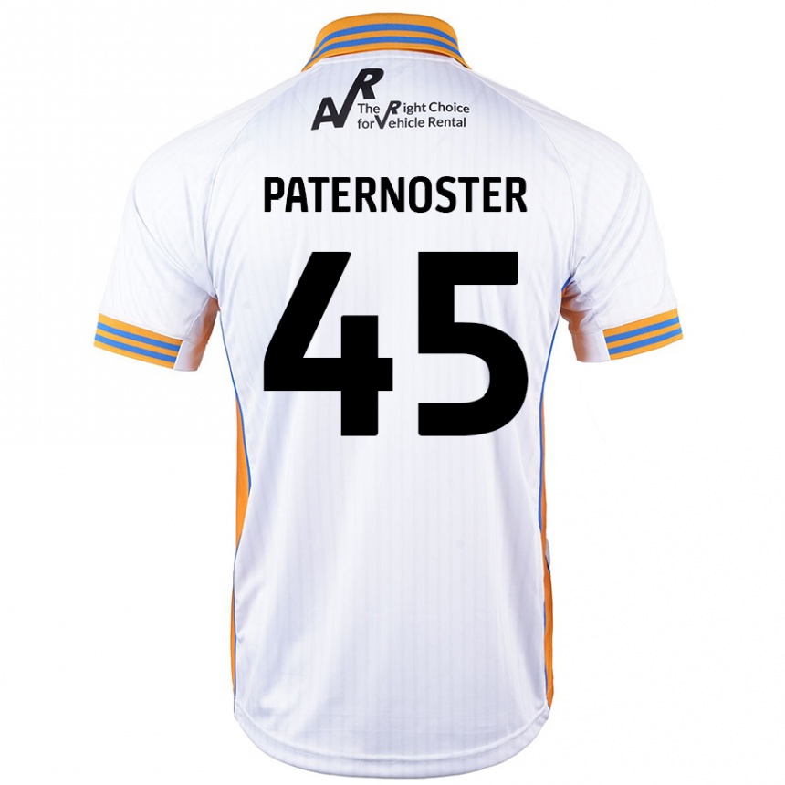 メンズフットボールVladimir Paternoster#45白アウェイシャツ2024/25ジャージーユニフォーム