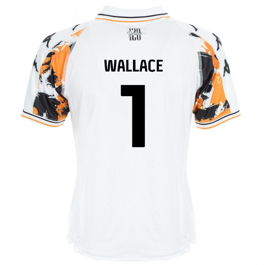 メンズフットボールAbbi Wallace#1白アウェイシャツ2024/25ジャージーユニフォーム