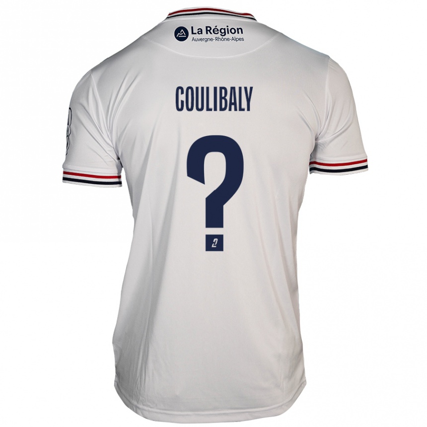 メンズフットボールIbrahim Coulibaly#0白アウェイシャツ2024/25ジャージーユニフォーム