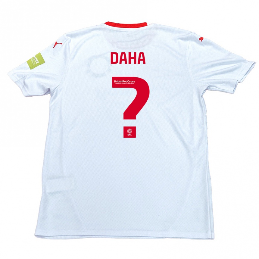 レディースフットボールHermann Daha#0白アウェイシャツ2024/25ジャージーユニフォーム