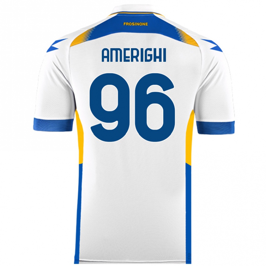 レディースフットボールIgor Amerighi#96白アウェイシャツ2024/25ジャージーユニフォーム