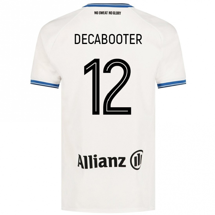 レディースフットボールMarith Decabooter#12白アウェイシャツ2024/25ジャージーユニフォーム