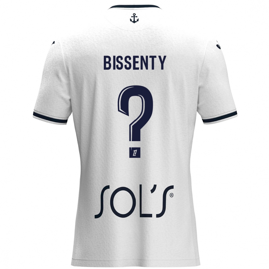 レディースフットボールBissenty Gomis#0白 ダークブルーアウェイシャツ2024/25ジャージーユニフォーム